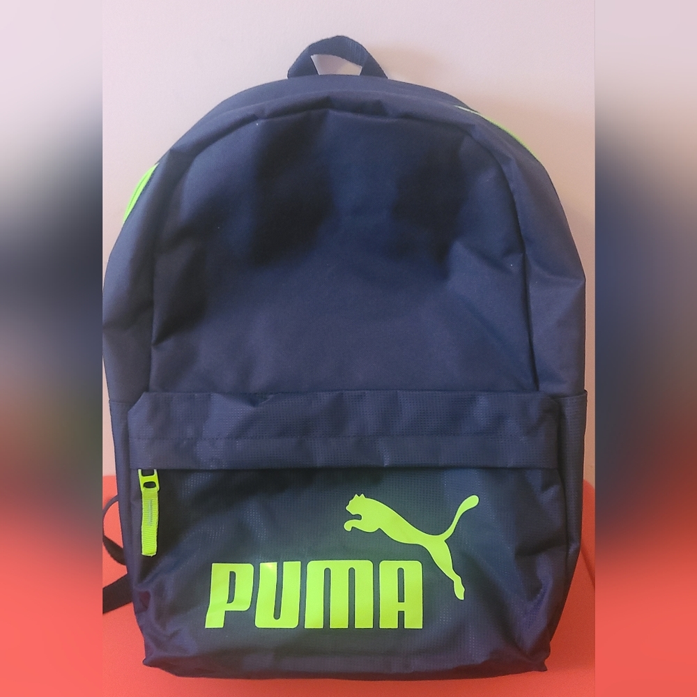 Puma Backpack (Blue and Green)
